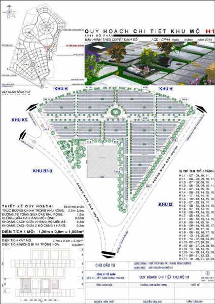 Quy hoạch chi tiết khu mộ H1